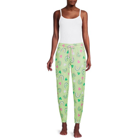 Briefly Stated Women’s Rainbow Sleep Joggers Pajama Lounge Pants Size XL NWT - Picture 1 of 5